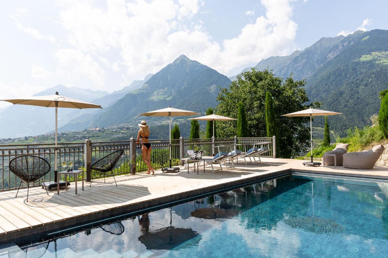 Hotel Schlosswirt Schenna Exterior foto